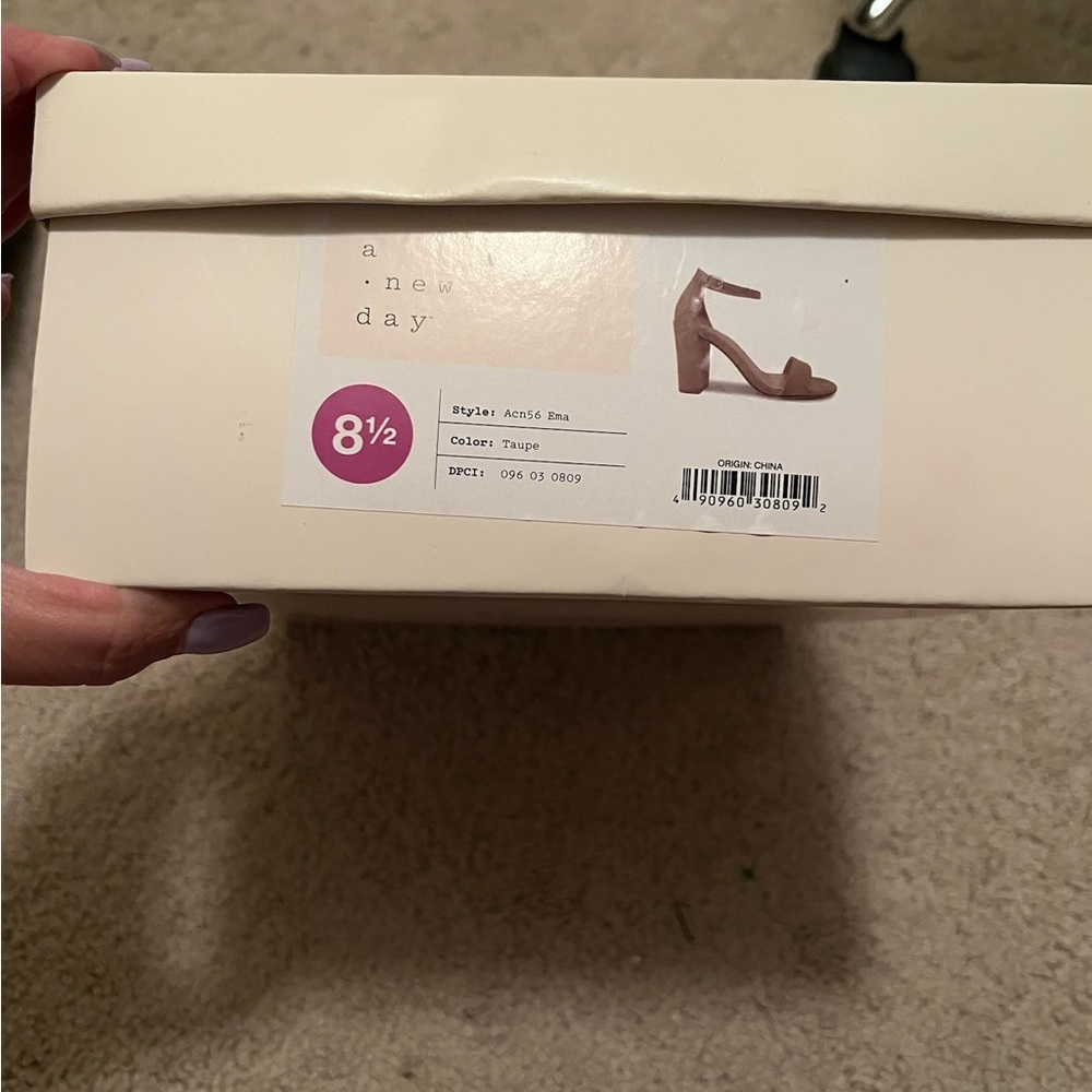 A New Day Women's Beige Heels